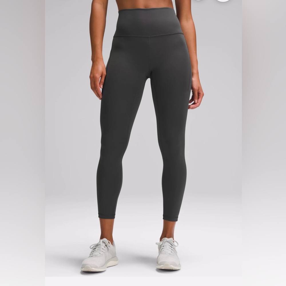 Lululemon & Peloton Wunder Train High-Rise Tight with Pockets 25” Graphite Gray